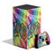 Liquid Blue Tie Dye Peace & Love XBox Series X Digital Edition Bundle Skin