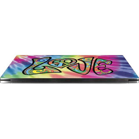 Liquid Blue Tie Dye Peace & Love Dell XPS Skin