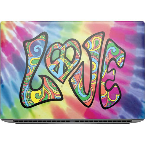 Liquid Blue Tie Dye Peace & Love HP ZBook Fury 16 G10 Skin