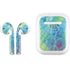 Liquid Blue Tie Dye Peace Heart Apple AirPods Skin