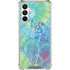 Liquid Blue Tie Dye Peace Heart Galaxy A16 5G Clear Case