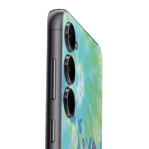 Liquid Blue Tie Dye Peace Heart Galaxy A16 5G Skin