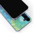 Liquid Blue Tie Dye Peace Heart Galaxy A35 5G Clear Case