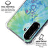 Liquid Blue Tie Dye Peace Heart Galaxy A36 5G Clear Case