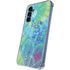 Liquid Blue Tie Dye Peace Heart Galaxy A55 5G Clear Case