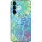 Liquid Blue Tie Dye Peace Heart Galaxy A55 5G Skin