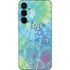 Liquid Blue Tie Dye Peace Heart Galaxy A55 5G Skin