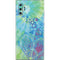 Liquid Blue Tie Dye Peace Heart Galaxy Note 10 Plus Skin