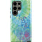 Liquid Blue Tie Dye Peace Heart Galaxy S23 Ultra Pro Case