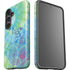 Liquid Blue Tie Dye Peace Heart Galaxy S25 Impact Case