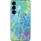 Liquid Blue Tie Dye Peace Heart Galaxy S24 Plus Skin