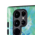 Liquid Blue Tie Dye Peace Heart Galaxy S25 Ultra Impact Case