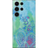 Liquid Blue Tie Dye Peace Heart Galaxy S25 Ultra Skin