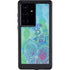 Liquid Blue Tie Dye Peace Heart Galaxy S24 Ultra Waterproof Case