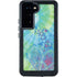 Liquid Blue Tie Dye Peace Heart Galaxy S24 Waterproof Case