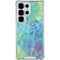 Liquid Blue Tie Dye Peace Heart Galaxy S25 Ultra Clear Case