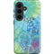 Liquid Blue Tie Dye Peace Heart Galaxy S26 Plus Impact Case
