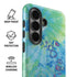 Liquid Blue Tie Dye Peace Heart Galaxy S26 Plus Impact Case