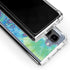 Liquid Blue Tie Dye Peace Heart Galaxy Z Fold5 5G Clear Case