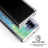 Liquid Blue Tie Dye Peace Heart Galaxy Z Fold6 Clear Case