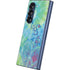 Liquid Blue Tie Dye Peace Heart Galaxy Z Fold6 Skin