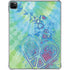 Liquid Blue Tie Dye Peace Heart iPad Pro 11in (2024) Clear Case