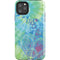 Liquid Blue Tie Dye Peace Heart iPhone Cases