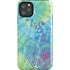 Liquid Blue Tie Dye Peace Heart iPhone Cases