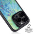 Liquid Blue Tie Dye Peace Heart iPhone 13 Pro Kickstand Case