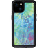 Liquid Blue Tie Dye Peace Heart iPhone 15 Plus Waterproof Case