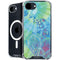 Liquid Blue Tie Dye Peace Heart iPhone 16e MagSafe Case