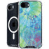 Liquid Blue Tie Dye Peace Heart iPhone 16e MagSafe Case