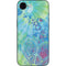 Liquid Blue Tie Dye Peace Heart iPhone 16e Skin