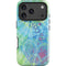 Liquid Blue Tie Dye Peace Heart iPhone 18 Pro Max Impact Case