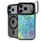 Liquid Blue Tie Dye Peace Heart iPhone 18 Pro Max Kickstand Case
