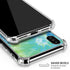 Liquid Blue Tie Dye Peace Heart iPhone X/XS Clear Case