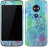 Liquid Blue Tie Dye Peace Heart Moto E5 Play Skin
