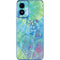 Liquid Blue Tie Dye Peace Heart Moto G Play 4G (2024) Skin