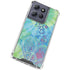 Liquid Blue Tie Dye Peace Heart Moto G Play 5G (2025) Clear Case