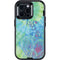 Liquid Blue Tie Dye Peace Heart Otterbox Defender iPhone Skin