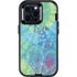 Liquid Blue Tie Dye Peace Heart Otterbox Defender iPhone Skin