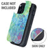 Liquid Blue Tie Dye Peace Heart Otterbox Defender iPhone Skin