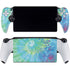 Liquid Blue Tie Dye Peace Heart PlayStation Portal Remote Player Skin