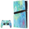 Liquid Blue Tie Dye Peace Heart PS5 Pro Bundle Skin