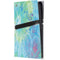 Liquid Blue Tie Dye Peace Heart PS5 Pro Console Skin