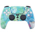 Liquid Blue Tie Dye Peace Heart PS5 Pro Disk Bundle Skin