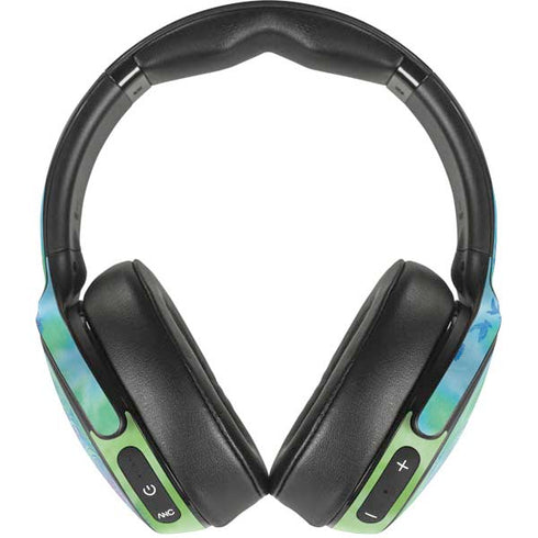 Liquid Blue Tie Dye Peace Heart Skullcandy Venue Skin