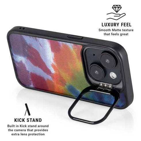 Tie Dye Tie Dye iPhone 15 Kickstand Case