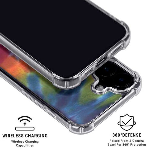 Tie Dye Tie Dye iPhone 17 Clear Case