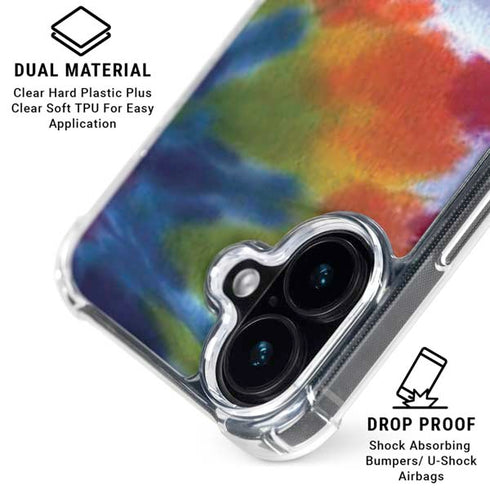 Tie Dye Tie Dye iPhone 17 Clear Case